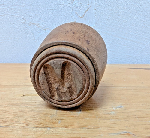 Antique miniature butter mold - antique,