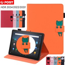 For Amazon Kindle Fire HD 8 10th 12th Gen 2024 Case Leather Flip Folio Cover