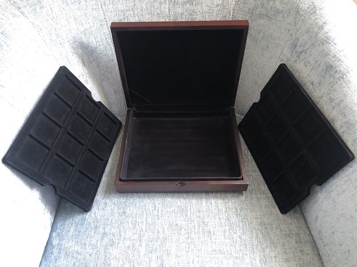 High quality wooden coin case - high,