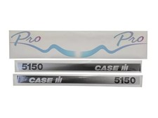 REPLACEMENT BONNET DECAL SET FOR CASE IH 5150 PRO TRACTOR.