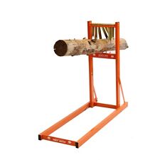 Heavy Duty Metal Log Saw Horse for Chainsaw Cutting Quick Load Foldable Design