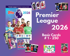 Topps Premier League 2025/26 2026 Trading Card Collection - Base Set #1 - #250