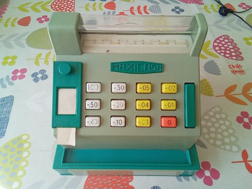 Maxicash vintage toy cash till - maxicash,