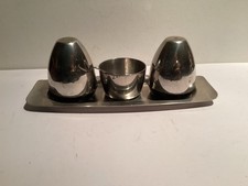 Vintage Stainless Steel Cruet Set 198 0’s