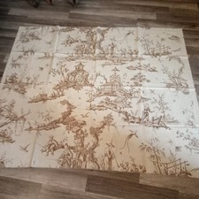 Pierre Frey Fabric Panel ''Kanawa '' Boussac Vintage 1998