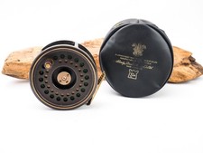 HARDY THE GOLDEN PRINCE 4 1/4" #11/12 SALMON FLY REEL + HARDY CASE