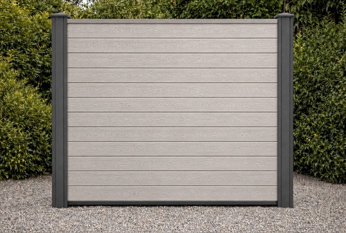 Complete ash composite fence - composite,