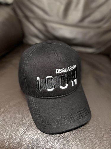 Dsquared2 black baseball cap - black,