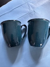 Pair Of Green Denby Greenwich