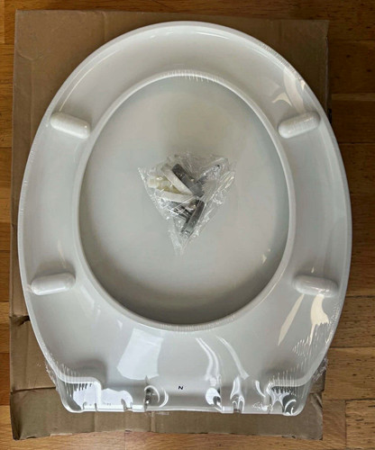 Thermoplastic white toilet - white,