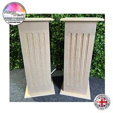 Roman Style Wooden MDF Wedding Display  Decor Pillar Podium Display Column