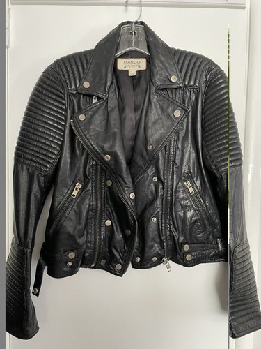 Mango women leather jacket - mango, women’s