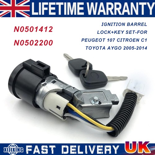 Ignition barrel lock key - barrel, lock+key