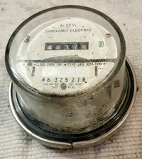 VINTAGE SANGAMO WATTHOUR METER