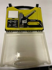 Powerfix 3-in-1 Heavy Duty Staple Gun – Nails, U & Door Staples 