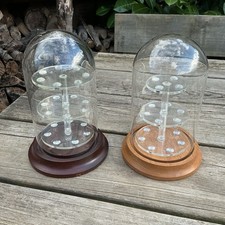 Wood Base & Glass Dome Thimble