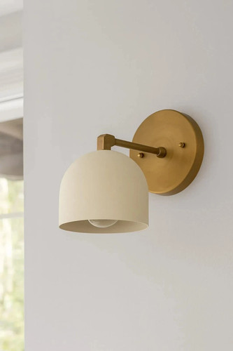 Modern wall sconce brass - modern,