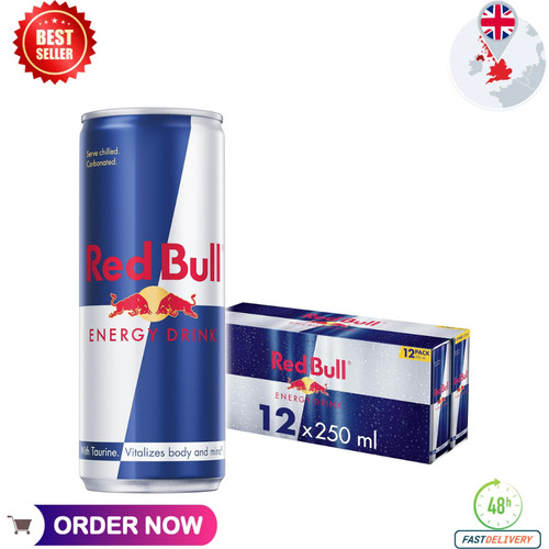 Red bull energy drink 250ml - bull,