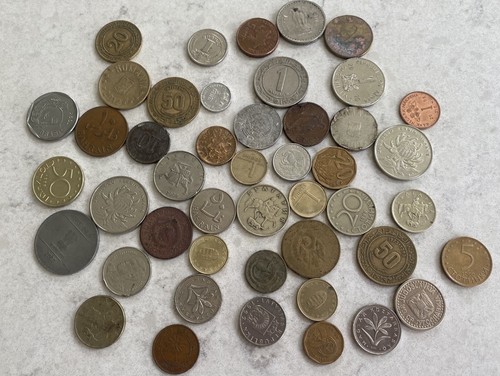 Mixed old foreign world coins - mixed,