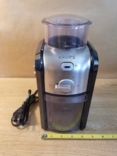 Krups GVX2 Burr Grinder Coffee Whole Bean Grinder Stainless / Black Tested/Works