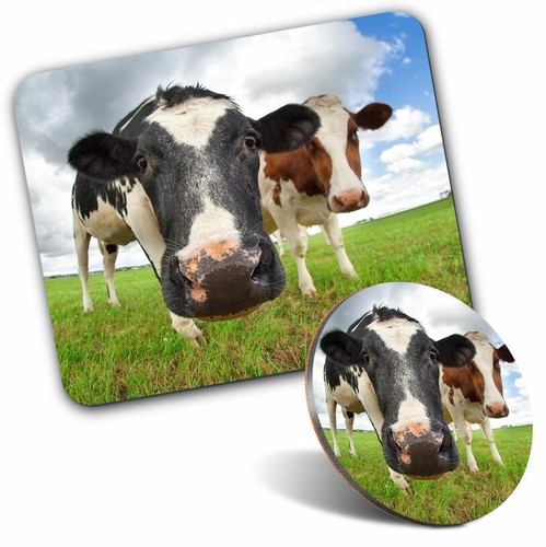 Mouse mat coaster set - mouse, &