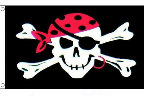 Pirate flag one eyed - one,