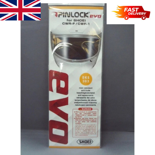 Shoei clear pinlock insert for - clear,
