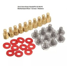 COMPUTER PC LAPTOP CASE / MOTHERBOARD RISERS SCREWS WASHERS SET UK SELLER