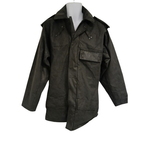 Sioen black jacket waterproof - black,