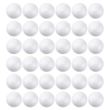  120pcs Craft Foam Balls: 4cm Solid White Foam Balls - Diy Decorations For