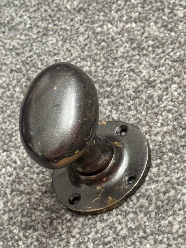 Vintage brass door knob handle - vintage,