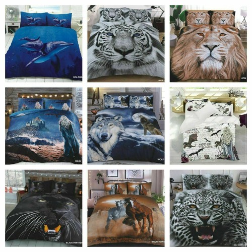 Animal printed duvet cover - animal,