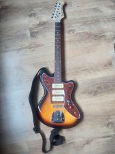 Fazley Classic Series FJA518 Sunburst Electric Guitar Jazz master/Jaguar Style 