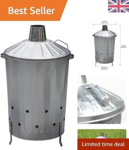 90l galvanised metal - 90l,
