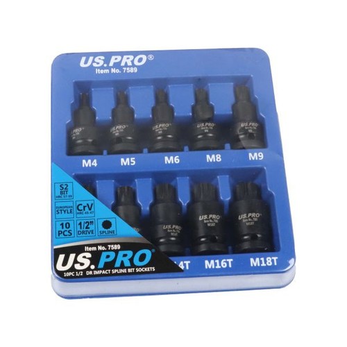 Pro 10pc drive - pro, 1/2"