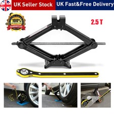 Scissor Jack Lift 2.5 Ton Tonne Wind Up for Car Van Garage w/Crank Speed Handle