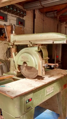 Wadkin bursgreen radial arm - bursgreen,