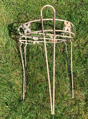 Vintage wrought iron - iron, plant