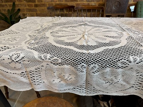 Vintage poly cotton lace - vintage, poly-cotton