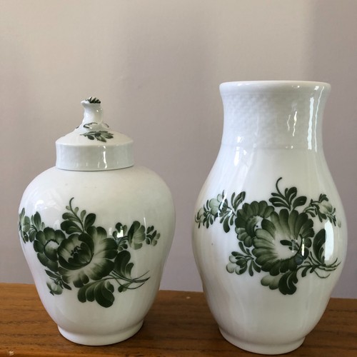 Royal copenhagen green flowers - royal,