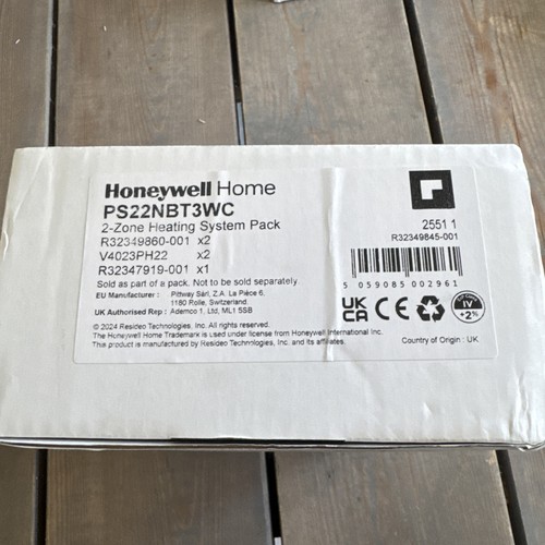 Honeywell home ps22nbt3wc zone - honeywell, ps22nbt3wc-zone