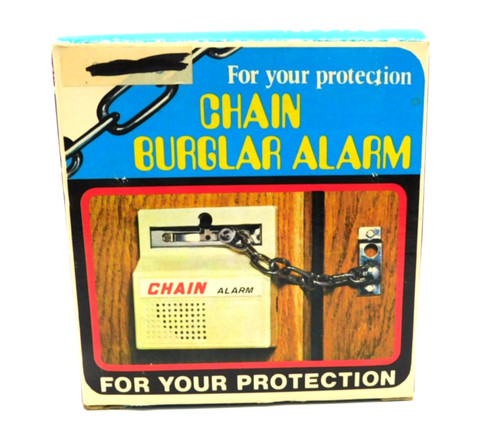 Vintage chain burglar alarm - chain,