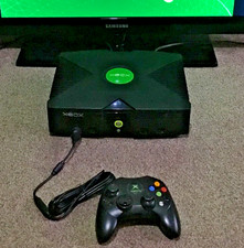Microsoft Xbox OG Black Game Console 500GB Hard Mod