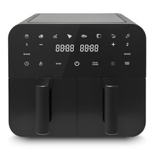 12L Dual Zone Digital Air Fryer Oven Cooker Oil Free Low Fat 70% Energy Saving