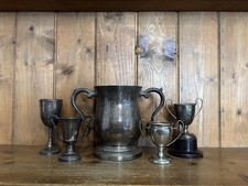 5 x vintage silver plate