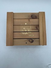 Aarikka Finland Wooden Nativity Scene Set in Slatted Wood Storage Box