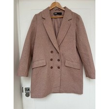 Ladies Zara Pale Pink Coat