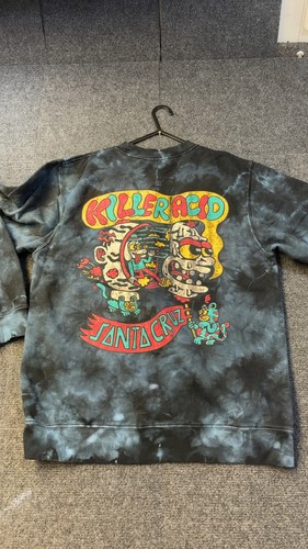 Santa cruz black tie dye - black,