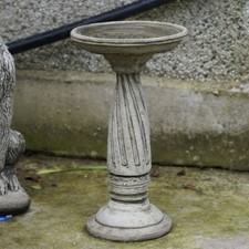 Barley Twist Bird Bath Feeder