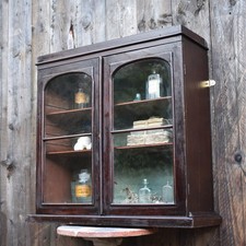 Antique Stained Pine Wall